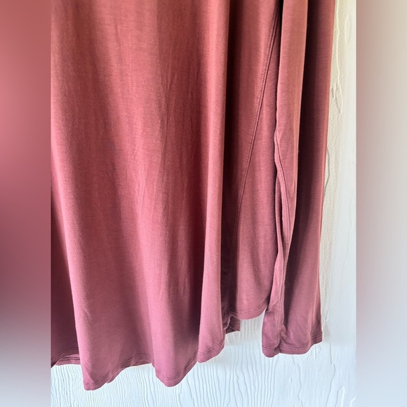 Lululemon Up for Down Time Long Sleeve - Dark Terracotta Long Sleeve Short Top - Picture 9 of 11